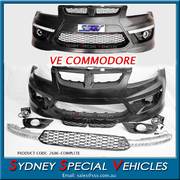 FRONT BAR FOR VE COMMODORE HSV E2 E3 WITH GRILLES, FOG LIGHT COVERS, DRL LIGHTS AND FOG LIGHTS.