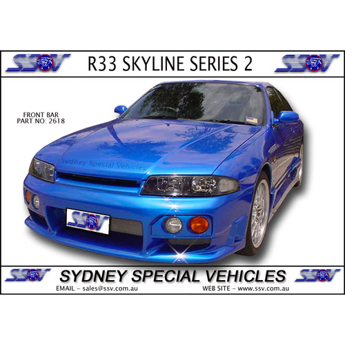 FRONT BAR FOR R33 SKYLINE SERIES 2 - NISMO STYLE