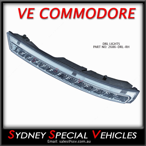 LED DRL LIGHT FOR VE COMMODORE HSV E2 E3 FRONT BAR - RIGHT HAND