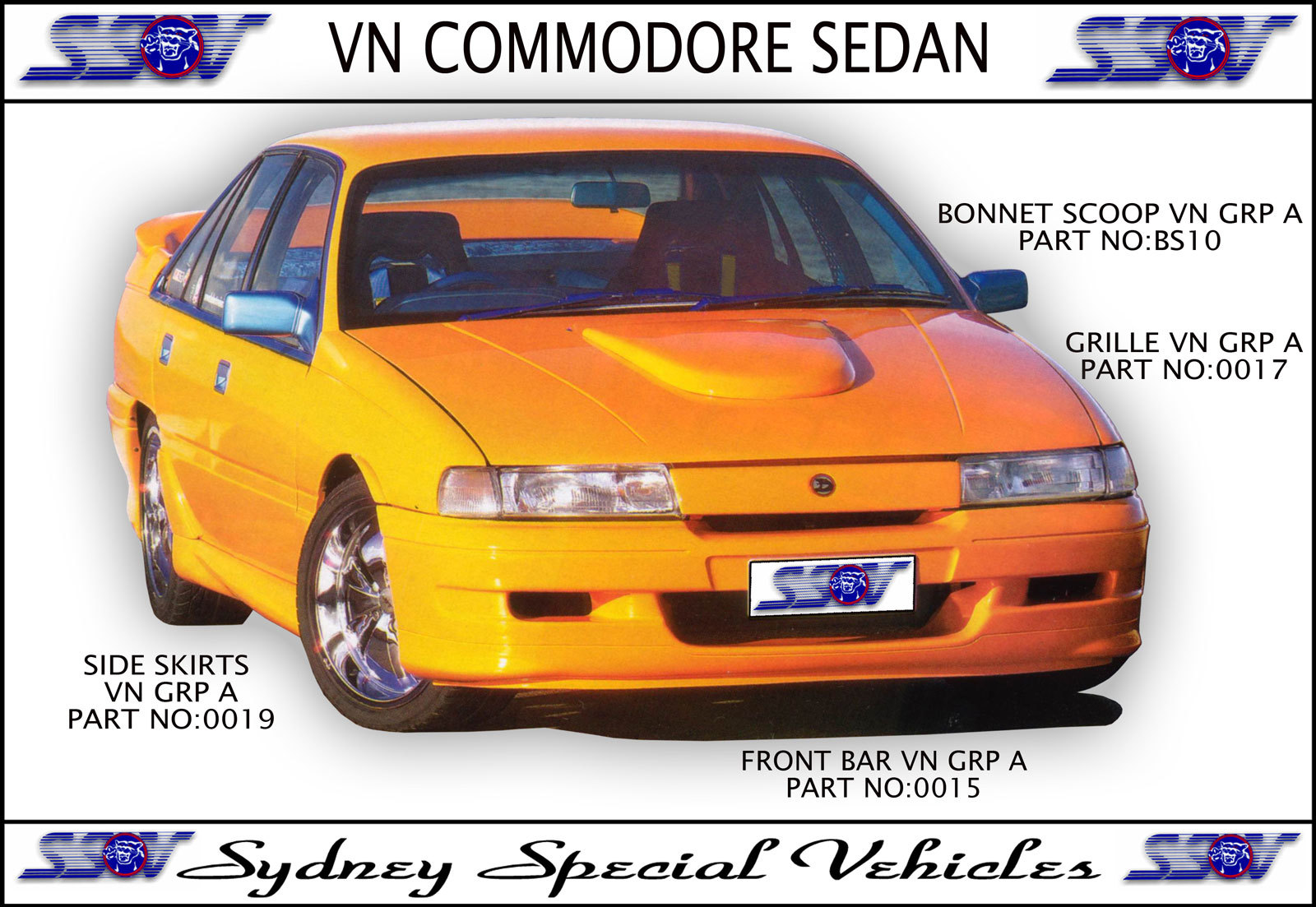 FRONT BAR FOR VN COMMODORE GROUP A STYLE