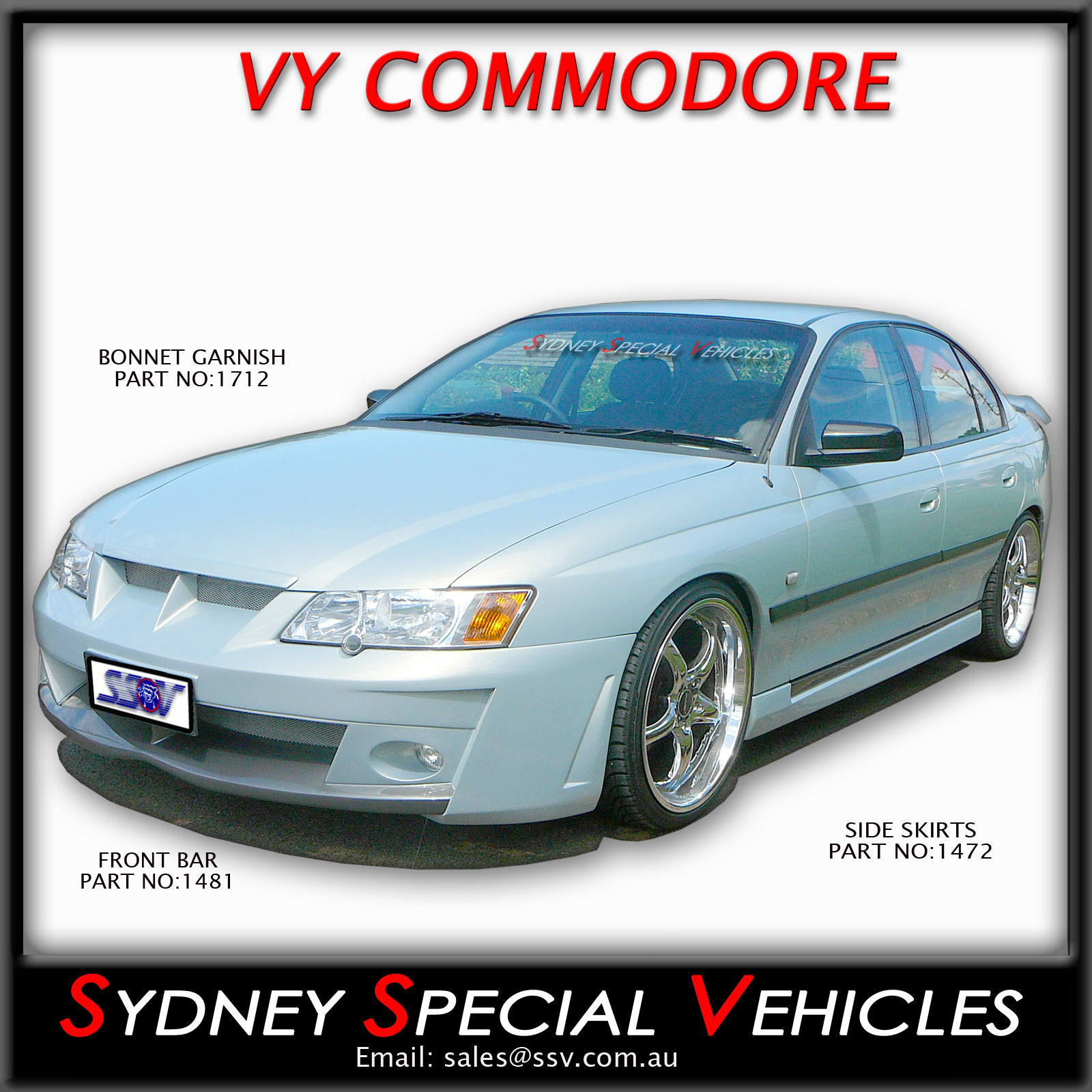 Vt commodore best sale aftermarket parts