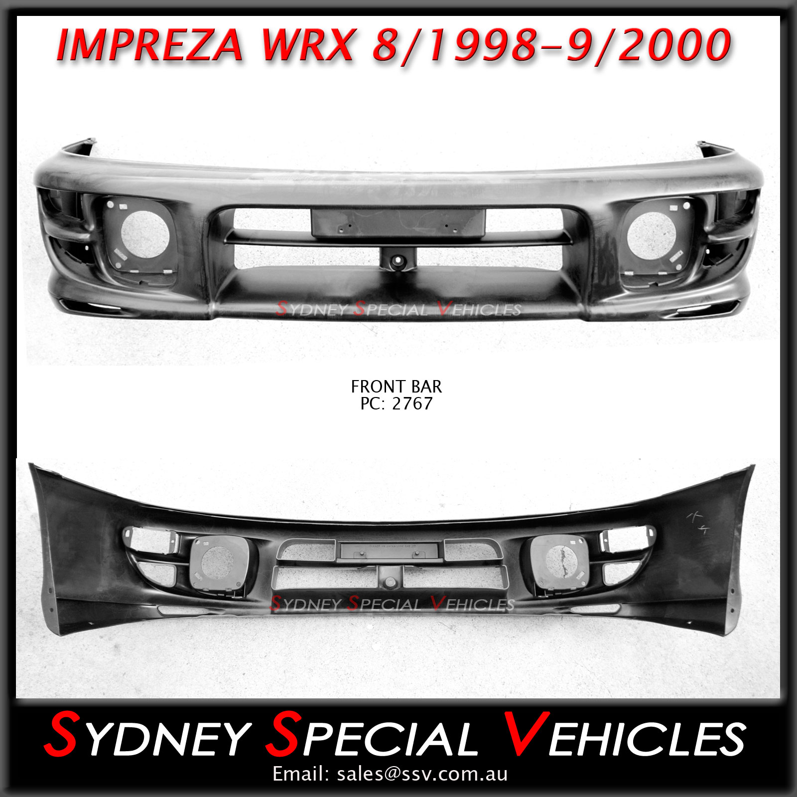 Subaru gc8 front bumper deals