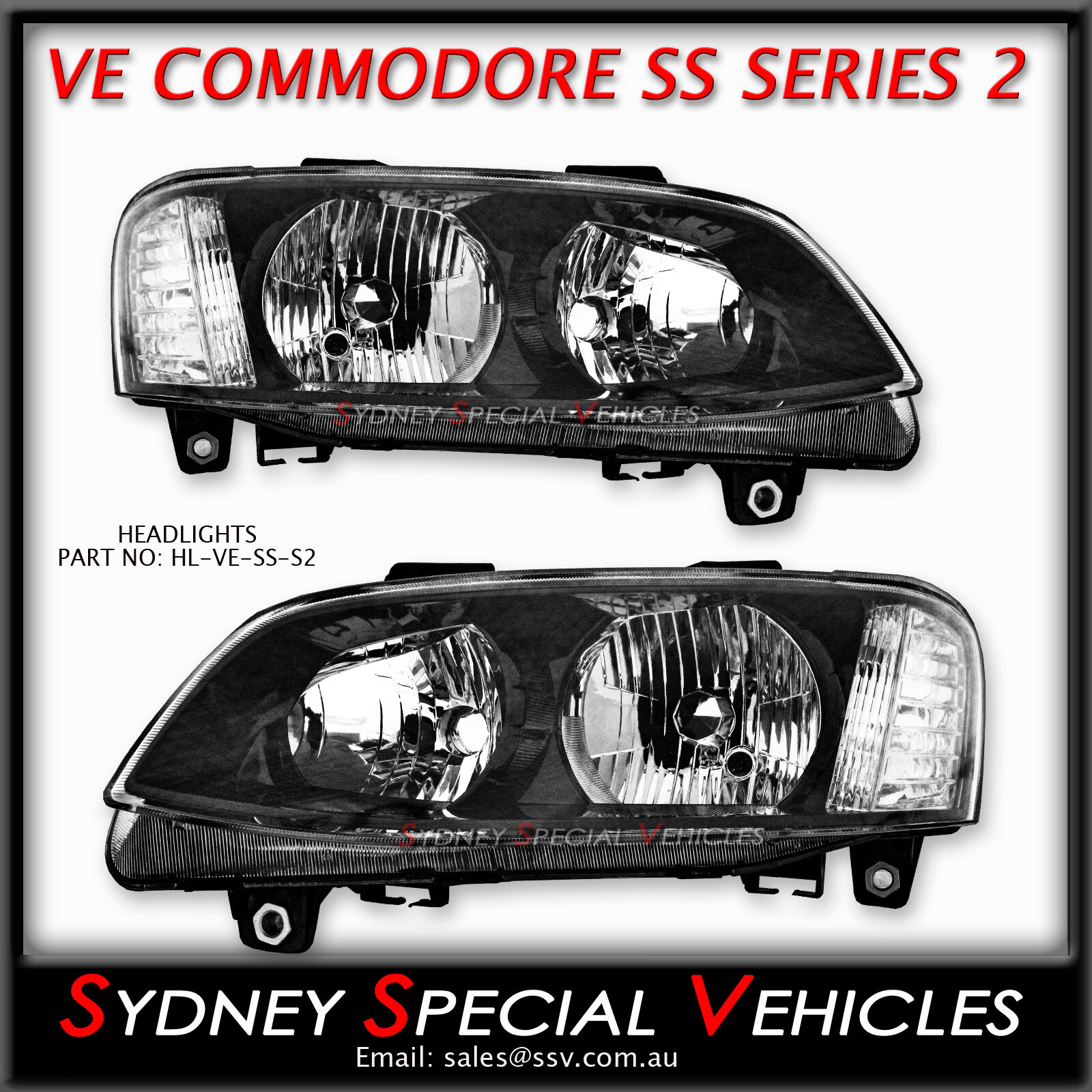Ve commodore series 2 headlights deals
