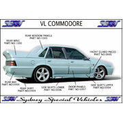 FRONT GUARD MOLDINGS-VL WALKINSHAW STYLE