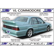 REAR WINDOW PANELS FOR VL COMMODORE  SEDAN - VL WALKINSHAW STYLE