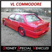 REAR BAR LOWER INSERT FOR VL COMMODORE - VL AERO STYLE