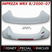 REAR WING FOR IMPREZA SEDAN 8/00 - 2007 - WRX STYLE