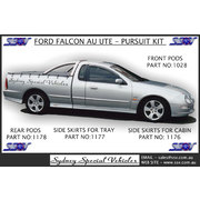 CABIN SIDE SKIRTS FOR AU FALCON UTES - PURSUIT STYLE