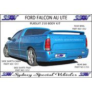 TRAY SIDE SKIRTS FOR AU BA BF FALCON UTES - PURSUIT 250 STYLE