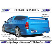 REAR BUMPER BAR FOR AU BA BF FALCON UTES - PURSUIT 250 STYLE