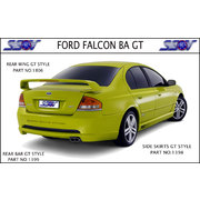 REAR BAR FOR BA BF FALCON SEDAN - BA GT STYLE