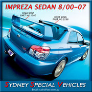 REAR WING FOR IMPREZA SEDAN 8/2000 - 2007 - STI STYLE
