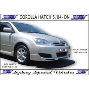 FRONT SPOILER FOR COROLLA HATCH 2004-2007