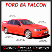 SIDE SKIRTS FOR BA-BF FALCON SEDAN - FPV, GT STYLE