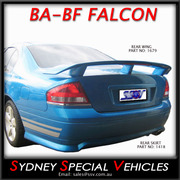 REAR SPOILER FOR BA-BF SEDANS, BF TYPHOON STYLE