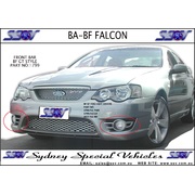 FRONT BUMPER BAR FOG LIGHT COVERS FOR FALCON  BF GT STYLE