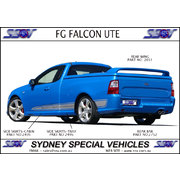TRAY SIDE SKIRTS FOR FG FALCON UTES - FPV STYLE