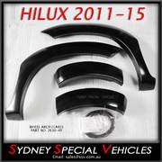WHEEL ARCH FLARES FOR HILUX 6/2011-4/2015 - FRONT & REAR