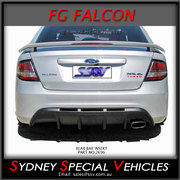 REAR BAR INSERT FOR FG FALCON SEDAN - SINGLE EXHAUST