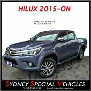 WHEEL ARCH FLARES FOR HILUX 2015-2017 - FRONTS & REARS