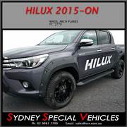 WHEEL ARCH FLARES FOR HILUX 2015-2017 - BOLT ON STYLE