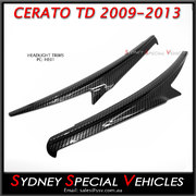 EYEBROWS FOR KIA CERATO KOUP & HATCH TD 2009-13