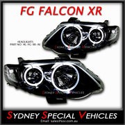 HEADLIGHTS FOR FG FALCON XR6 XR8 MARK  1 - XR STYLE WITH ANGEL EYES