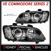 HEADLIGHTS FOR VE COMMODORE SERIES 2 - SSV STYLE PAIR