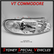 DRIVERS SIDE HEADLIGHT FOR VT COMMODORE, SS, BERLINA, CALAIS, WH STATESMAN 