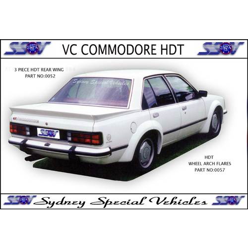 GROUP C REAR SPOILER FOR VB-VC COMMODORE - HDT 3 PIECE