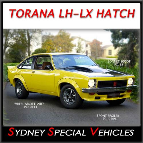 LH-LX TORANA FRONT WHEEL ARCH FLARES - A9X / L34 STYLE