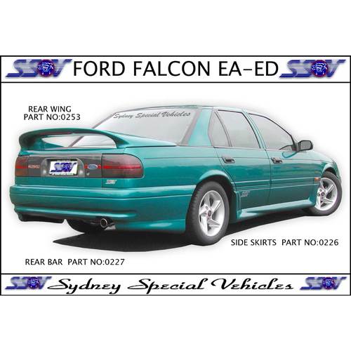 REAR BUMPER BAR FOR EA EB ED FALCON SEDAN - SSV STYLE