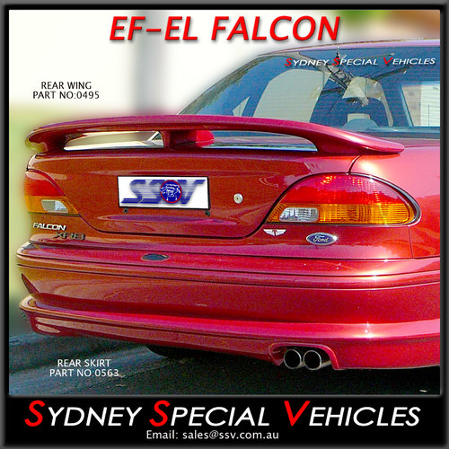 REAR SPOILER FOR EF & EL FALCON SEDAN - EL XR STYLE