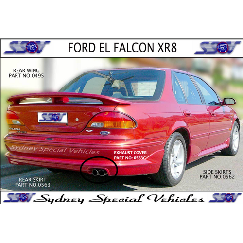 EXHAUST COVER FOR EL EF FALCON XR6 XR8