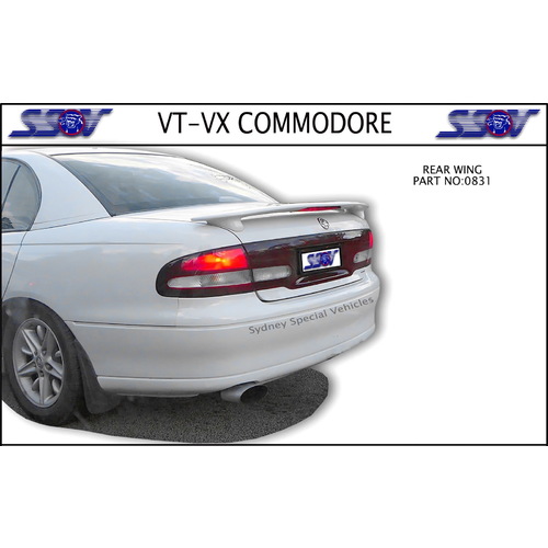 REAR SPOILER FOR VT-VX COMMODORE SEDAN VT S PACK STYLE