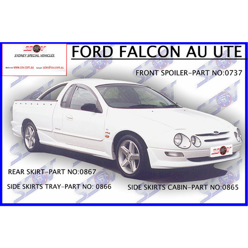 CABIN SIDE SKIRTS FOR AU FALCON UTES - TICKFORD STYLE