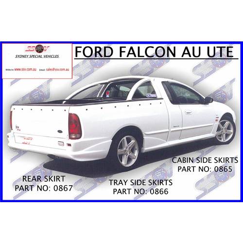 REAR SKIRT FOR AU FALCON UTES - TICKFORD STYLE