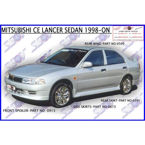 CE LANCER SEDAN SIDE SKIRTS - EVO5 STYLE