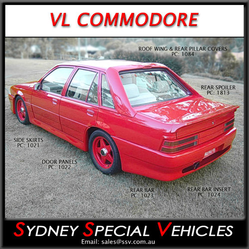 SIDE SKIRTS FOR VL COMMODORE - VL AERO STYLE