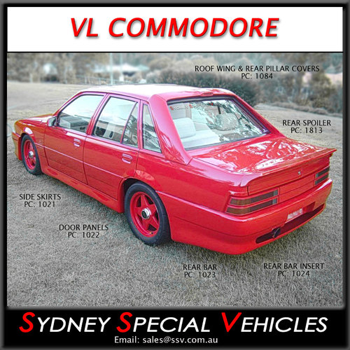 REAR BAR FOR VL COMMODORE - VL AERO STYLE
