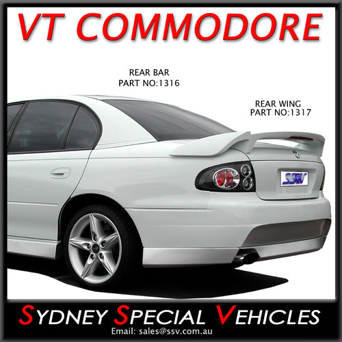 REAR WING / BOOT SPOILER FOR VT-VX COMMODORE SEDAN VX CLUBSPORT STYLE