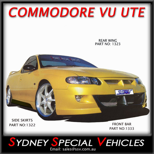 SIDE SKIRTS FOR VU COMMODORE UTES - VU MALOO STYLE