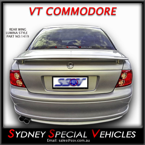 REAR SPOILER FOR VT-VX COMMODORE SEDAN VT S PACK STYLE