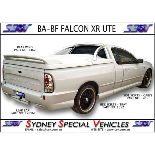 CABIN SIDE SKIRTS FOR BA BF FALCON UTES - FPV STYLE
