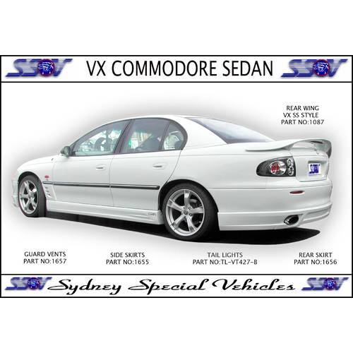 REAR SKIRT FOR VX COMMODORE SEDAN - C2R STYLE