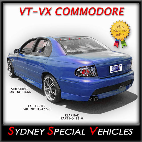 SIDE SKIRTS FOR VT-VZ COMMODORE SEDAN - GTO STYLE