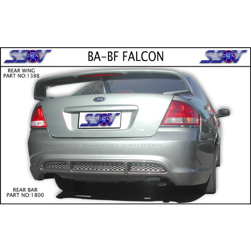 REAR BAR FOR BA BF FALCON SEDAN - BF GT STYLE