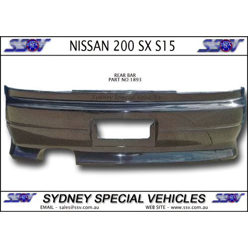 REAR BAR FOR NISSAN 200 SX S15