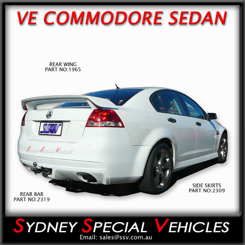 REAR WING SPOILER FOR VE COMMODORE SEDAN - SS STYLE