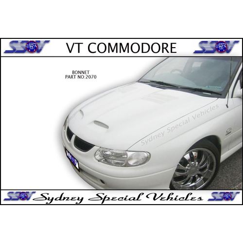 BONNET FOR VT VX VU COMMODORE - BANSHEE STYLE